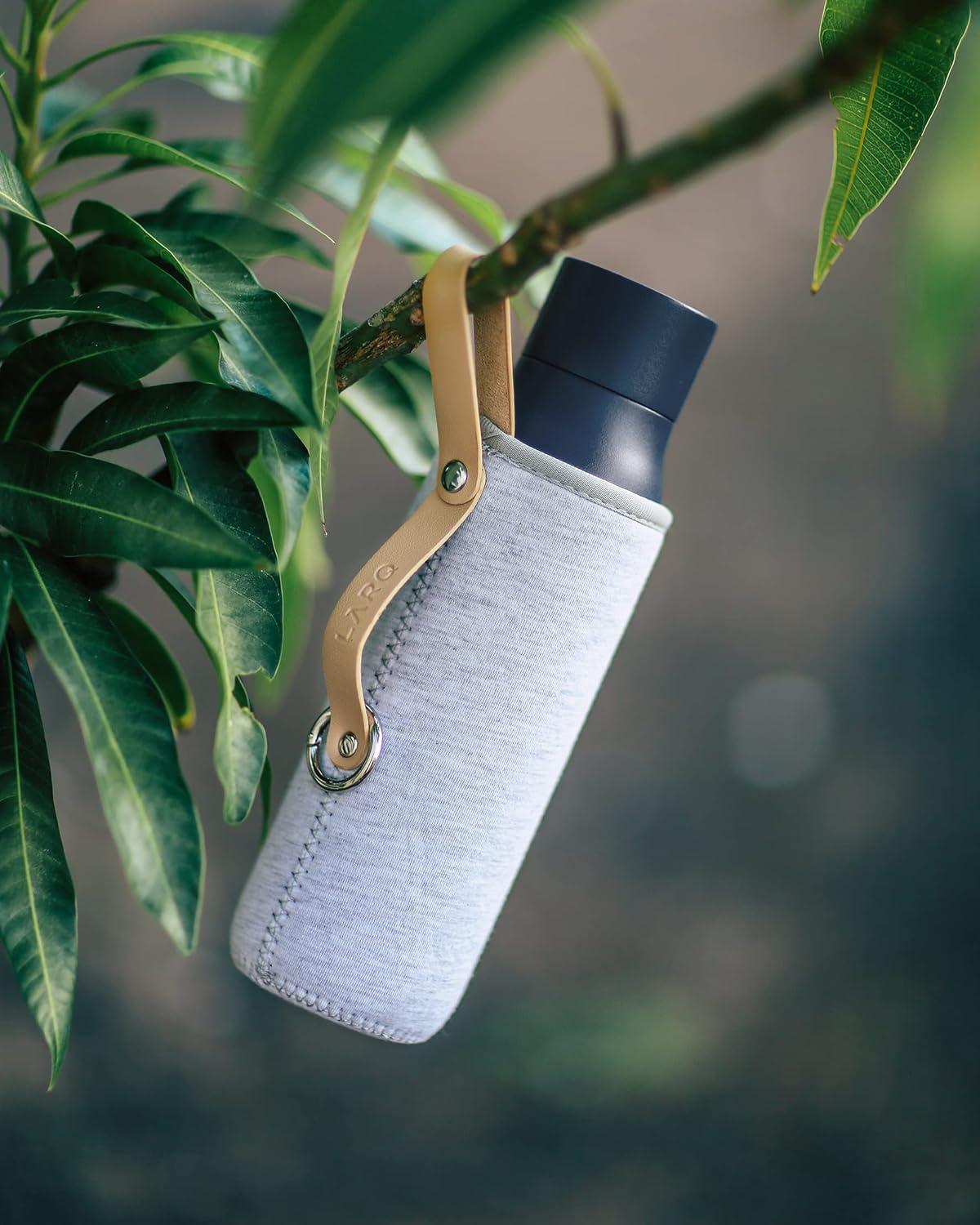 image:imageLARQ Bottle Limited Edition Travel Sleeve with EasyCarry Leather Strap17 Ounces