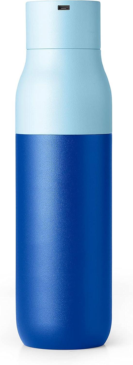 image:imageLARQ Bottle PureVis 17 oz SelfCleaning and Insulated Stainless Steel Water Bottle with UV Water Purifier and Awardwinning Design Reusable amp Travel Friendly Monaco BlueElectro Blue
