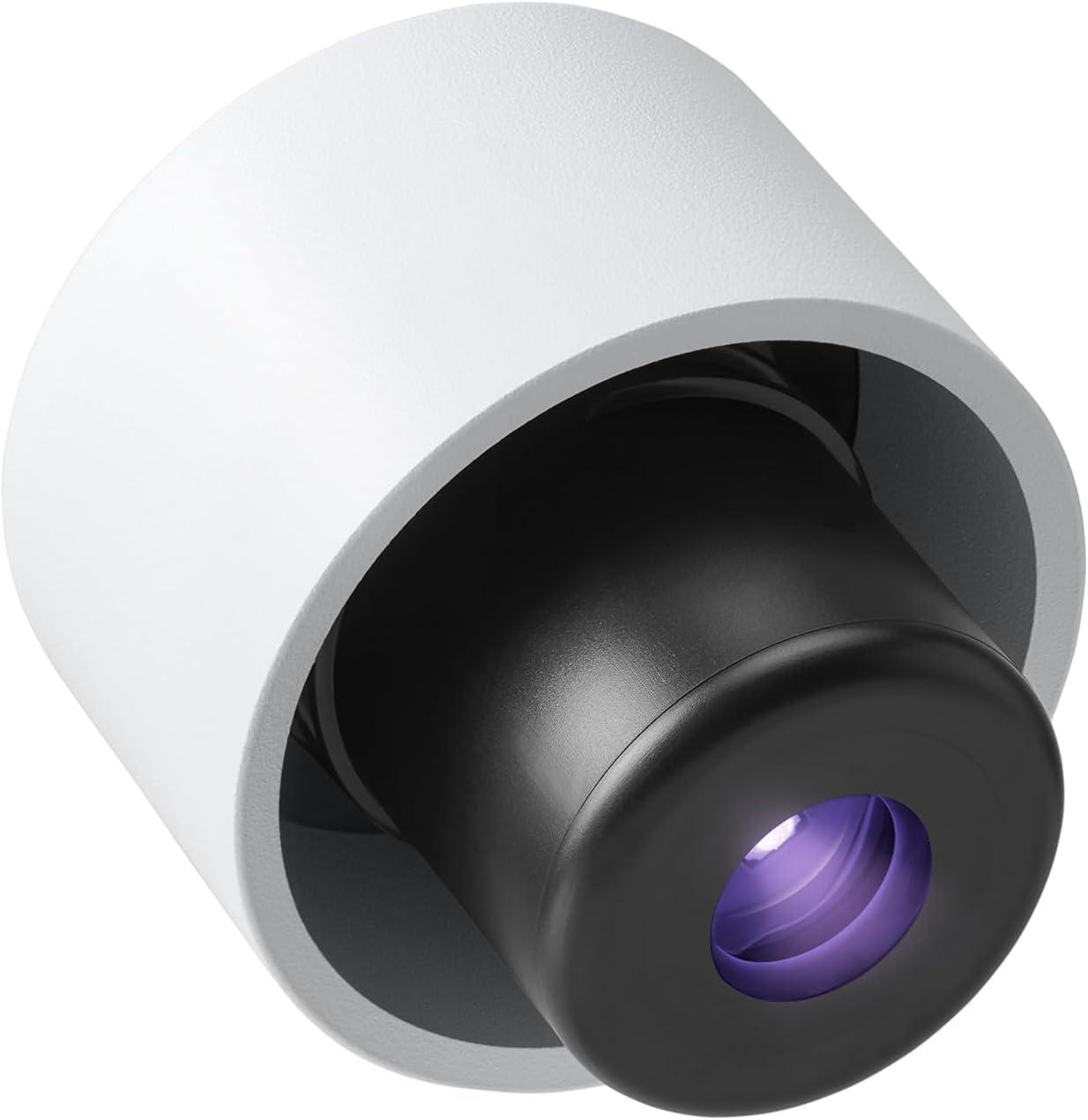 image:imageLARQ PureVis Cap Easy to Use with Filtered Twist Top or Flip Top bottle Obsidian BlackGranite White