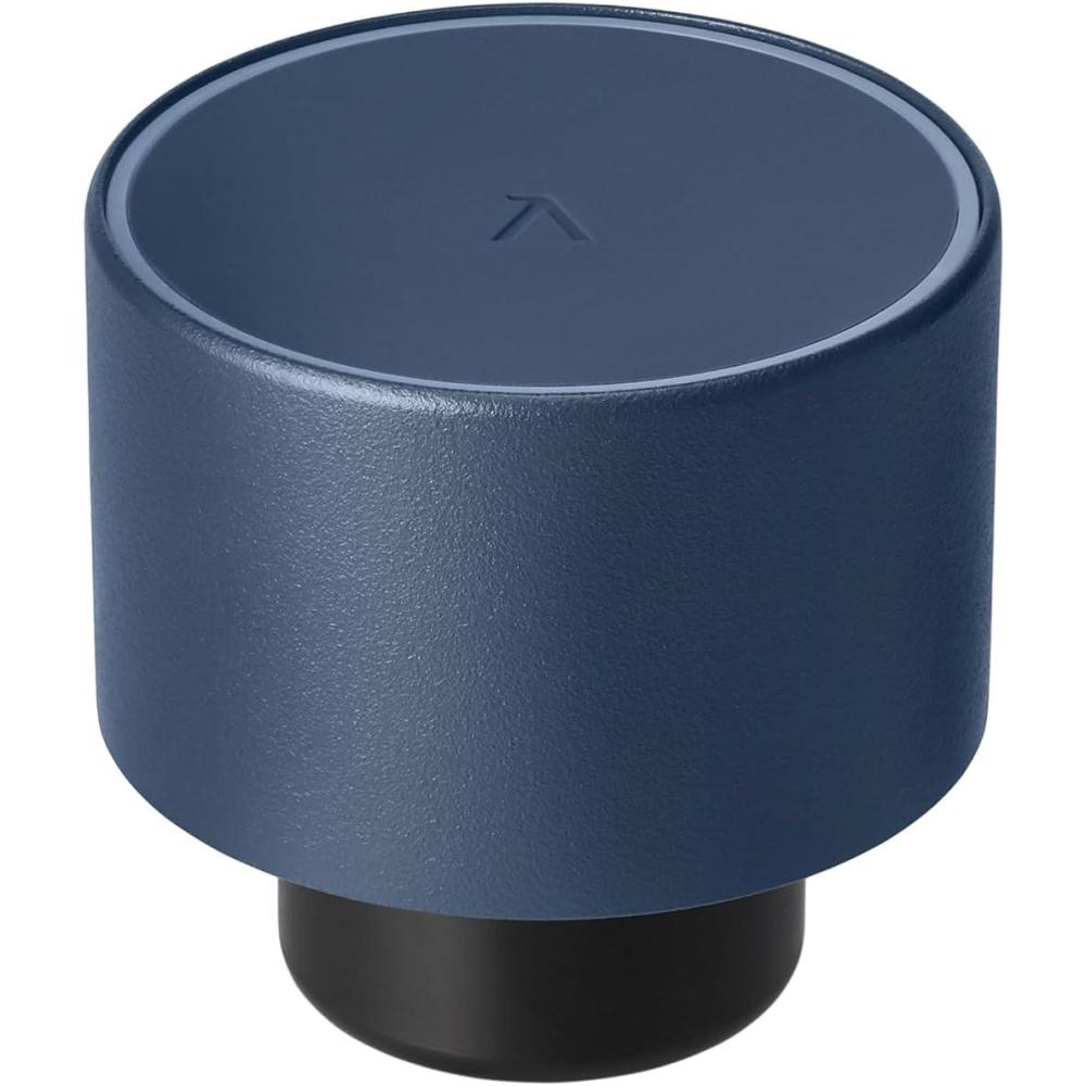 image:imageLARQ PureVis Cap  Easy to Use with Filtered Twist Top or Flip Top bottle Obsidian BlackMonaco Blue