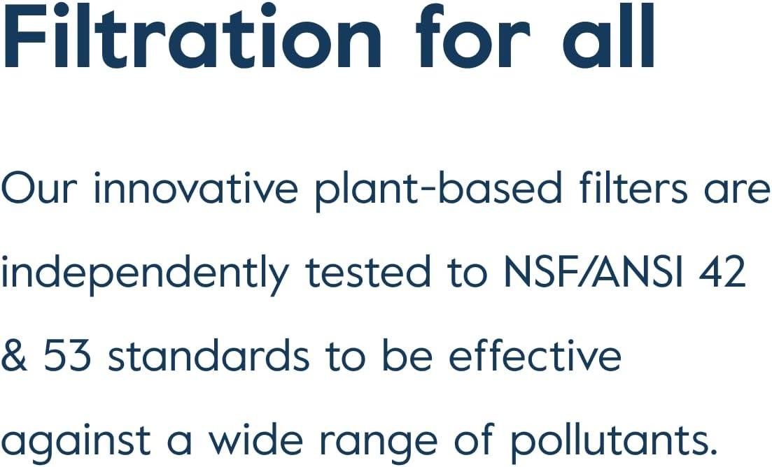 image:imageLARQ Pitcher Filter 4pack Advanced Carbon Filters Removes Lead Mercury and More Good for 8 Months