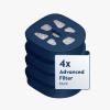 image:imageLARQ Pitcher Filter 4pack Advanced Carbon Filters Removes Lead Mercury and More Good for 8 Months