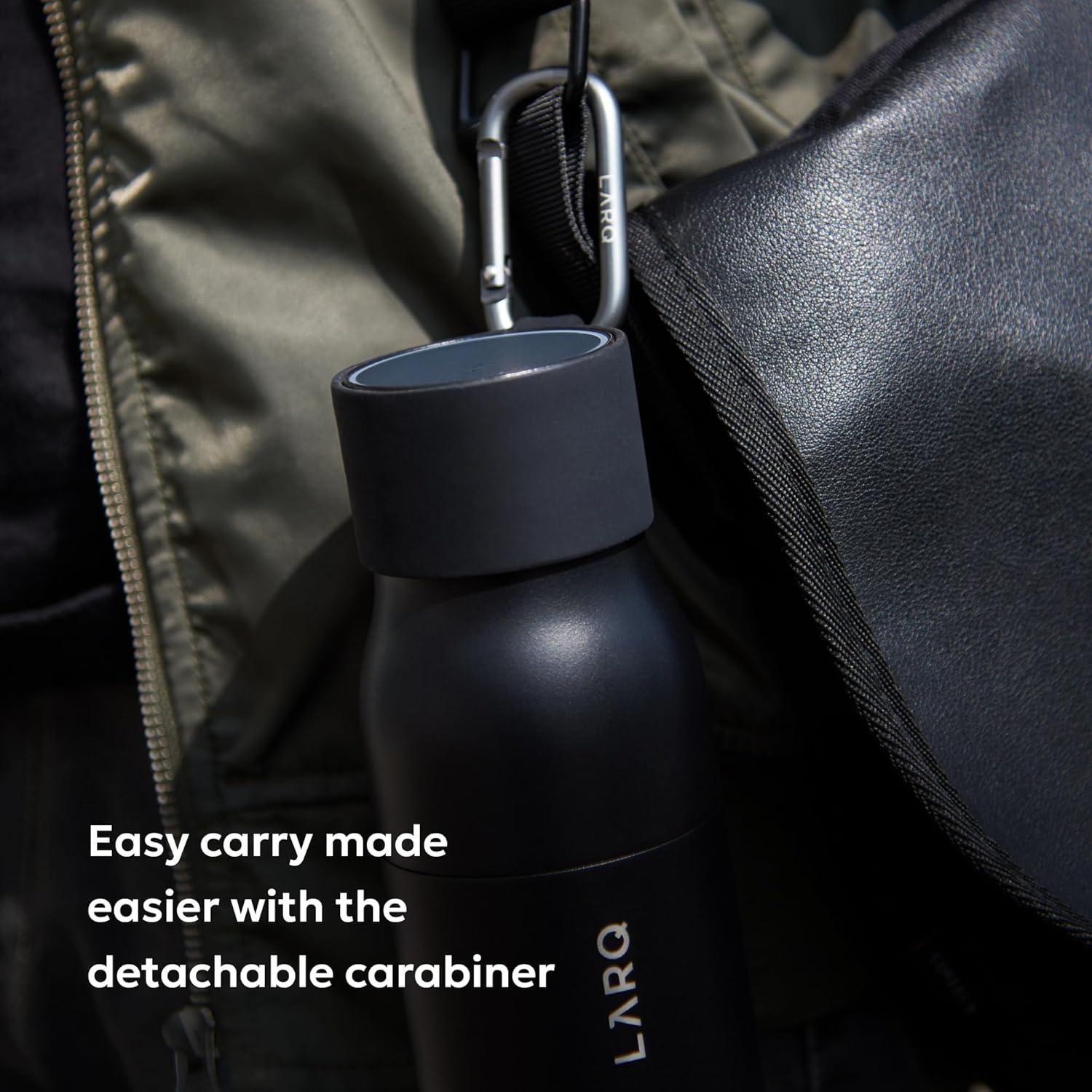 image:imageLARQ Active Loop Bump Protector for Your Cap with Easy Carry Carabiner BlackBlack