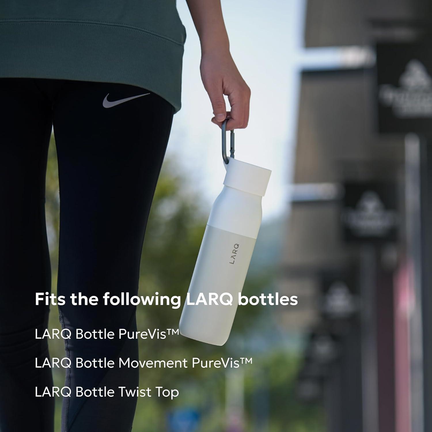 image:imageLARQ Active Loop Bump Protector for Your Cap with Easy Carry Carabiner BlackWhite