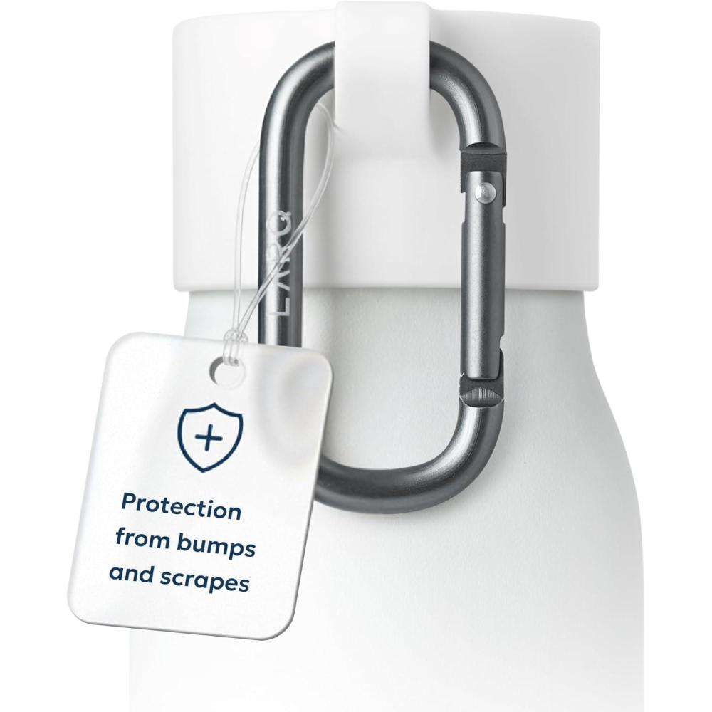 image:imageLARQ Active Loop Bump Protector for Your Cap with Easy Carry Carabiner BlackWhite