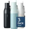 image:imageFlippin Good Gift Set  3x LARQ Bottles Flip Top 25oz  Insulated Stainless Steel Water Bottles With Straw  Thermos BPA Free  Keep Drinks Cold for 24 Hour