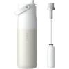 image:imageLARQ Holiday Swig Set Bottle Swig Top 34oz Granite White Filter Straw