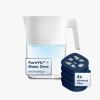 image:imageLARQ Hydrated AF Set  Pitcher PureVis 19L Pure White  4 Advanced Filters