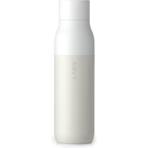 LARQ Bottle Twist Top 25 oz – Insulated Stainless Steel Water Bottle | BPA Free | Reusable Water Bottle for Camping, Office, and Travel | Keep Drinks Cold and Hot, Granite White(Granite White)
