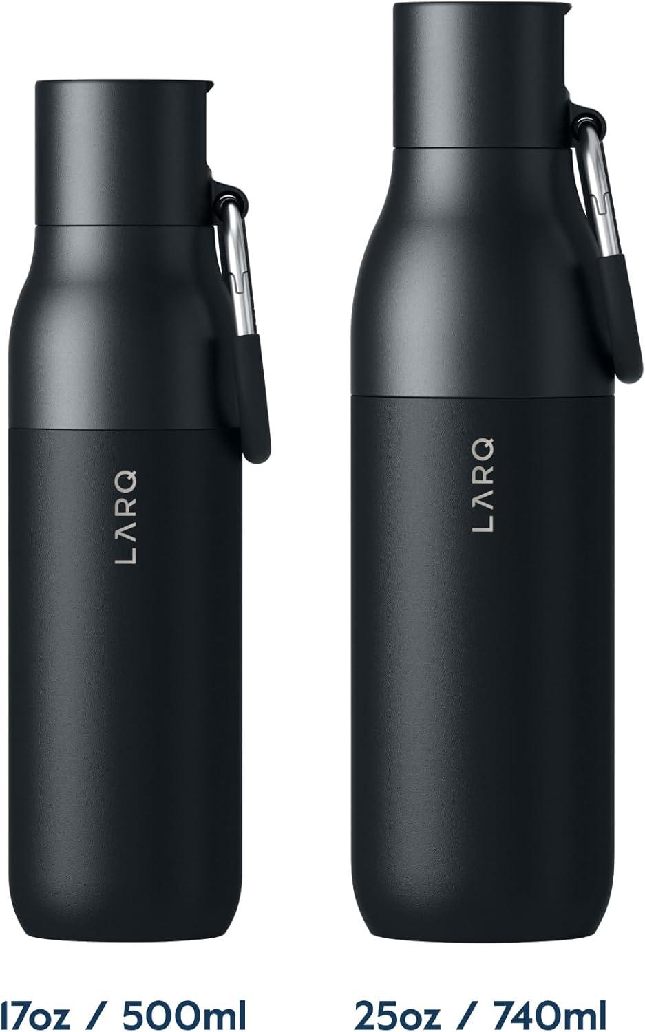 image:imageFlippin Good Gift Set 3x LARQ Bottles Flip Top 17oz Insulated Stainless Steel Water Bottles With Straw Thermos BPA Free Keep Drinks Cold for 24 Hour