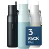image:imageFlippin Good Gift Set  3x LARQ Bottles Flip Top 17oz  Insulated Stainless Steel Water Bottles With Straw  Thermos BPA Free  Keep Drinks Cold for 24 Hour