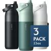 image:imageLARQ Jolly Good Gift Set  3x Bottles Swig Top 23oz  Insulated Stainless Steel Water Bottles With BuiltIn Silicone Handle  Thermos BPA Free Keep Drinks Cold for 24 Hour