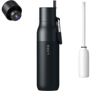 LARQ Bottle Flip Top 17oz, OB + PureVis Cap + Filter Straw Bundle