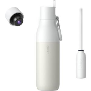 LARQ Bottle Flip Top 25oz, GW + PureVis Cap + Filter Straw Bundle