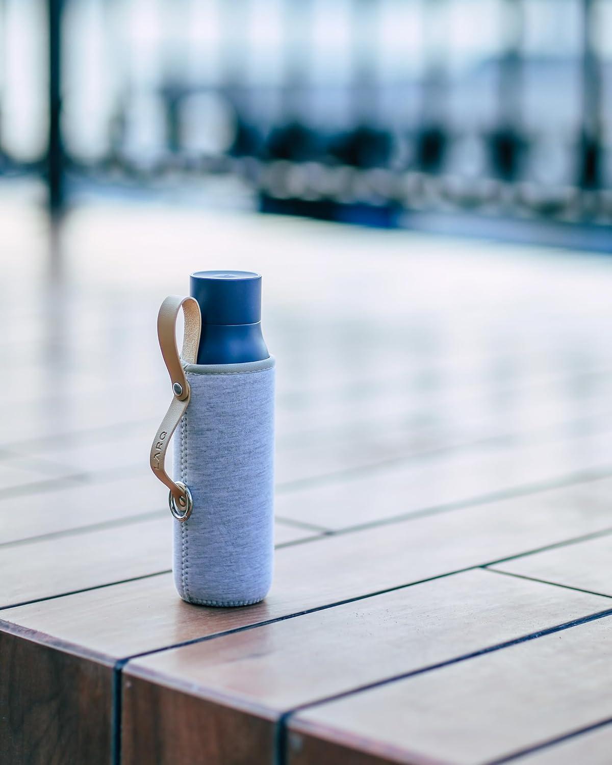image:imageLARQ Holiday Hydration Set Bottle PureVis 25 oz OB amp SM 2 Active Loops amp Limited Edition Travel Sleeve