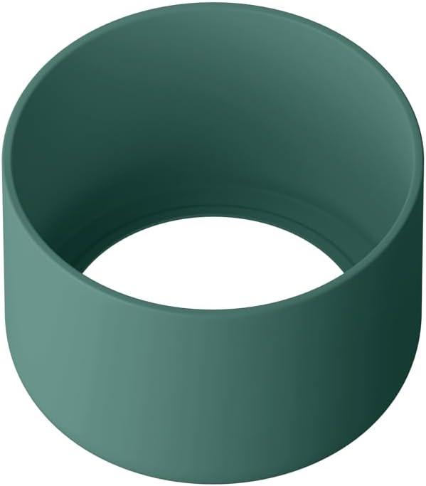 image:imageLARQ Silicone Boot Obsidian Black 680mL23ozEucalyptus Green